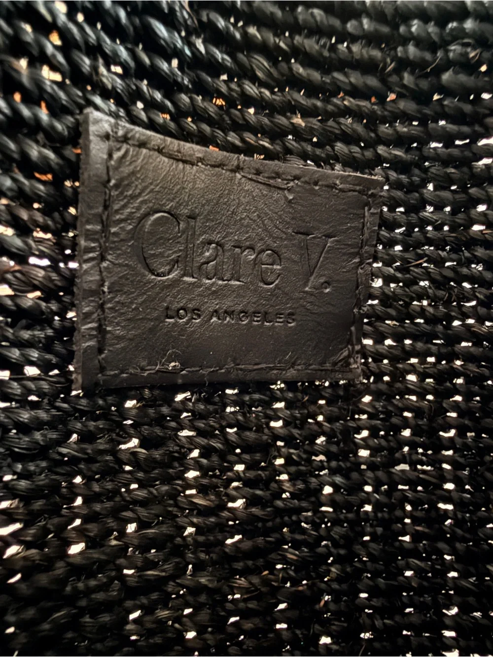 Clare V. Black Petit Pot de Miel Basket Bag with Bamboo Handle - Like New - Picture 13 of 15